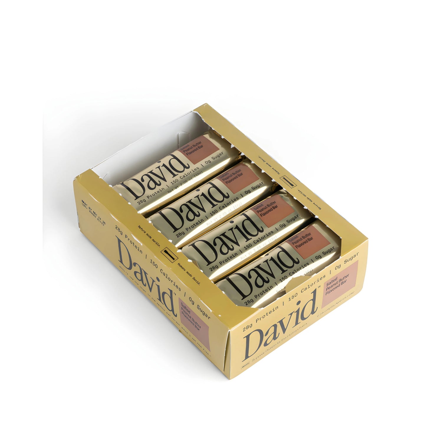 12-Pack David Protein Bars – No Sugar, High Protein Snack