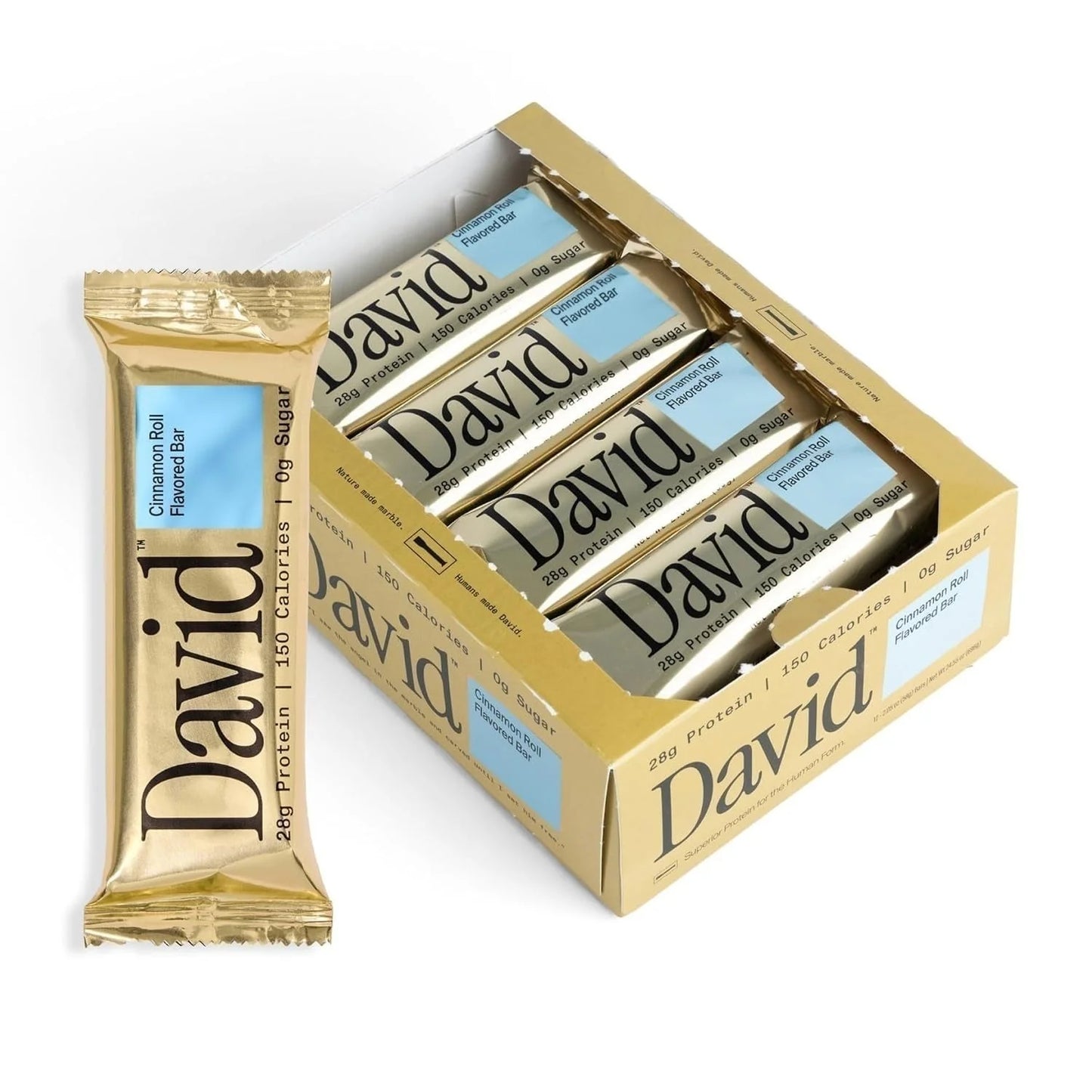12-Pack David Protein Bars – No Sugar, High Protein Snack
