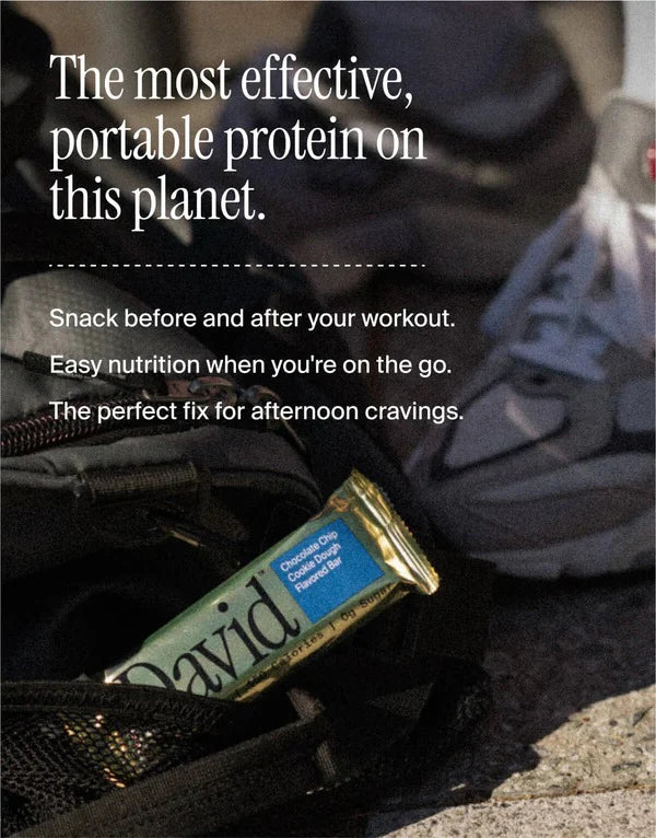 12-Pack David Protein Bars – No Sugar, High Protein Snack