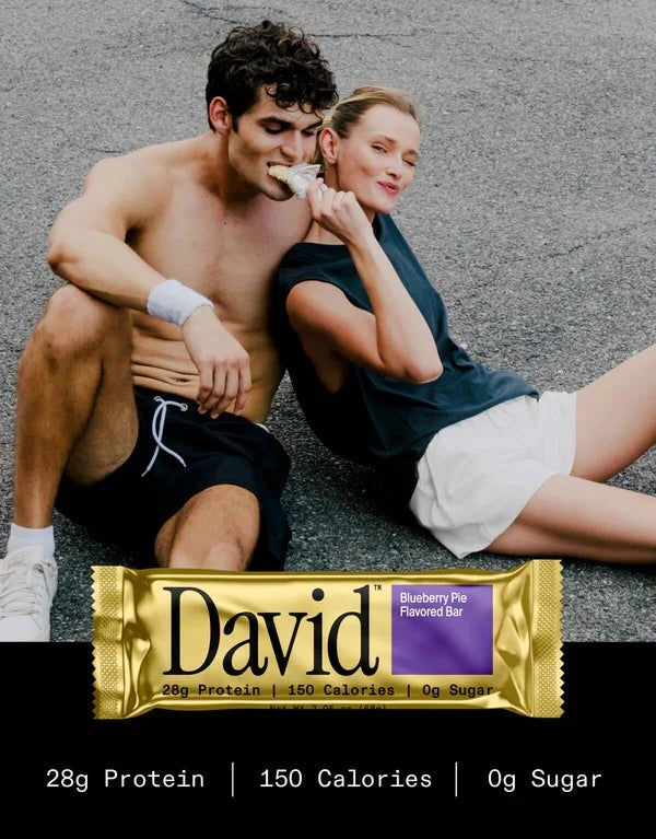 12-Pack David Protein Bars – No Sugar, High Protein Snack