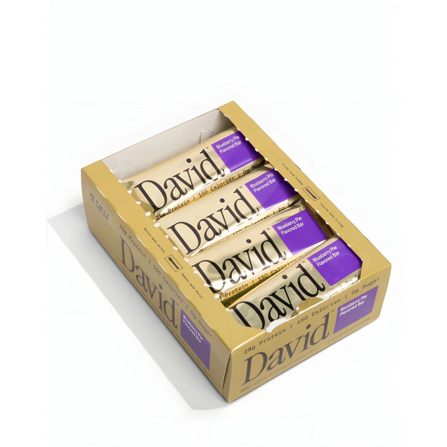 12-Pack David Protein Bars – No Sugar, High Protein Snack