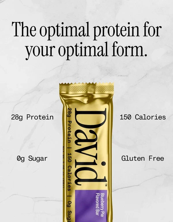 12-Pack David Protein Bars – No Sugar, High Protein Snack